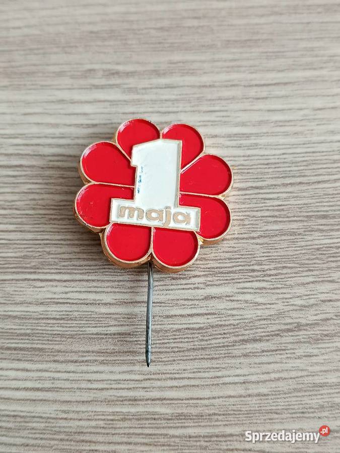 Przypinka 1 maja PRL