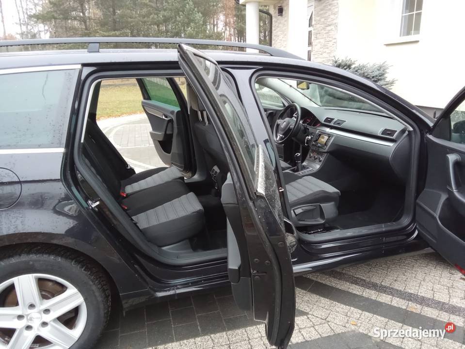 VW PASSAT KOMBI 20TDI140 2013R CZARNY METALIK wspomaganie kierownicy pomorskie Kościerzyna