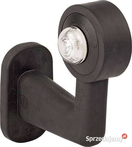 Lampa obrysowa LED lewa okrągła 1224V biała Kamionna