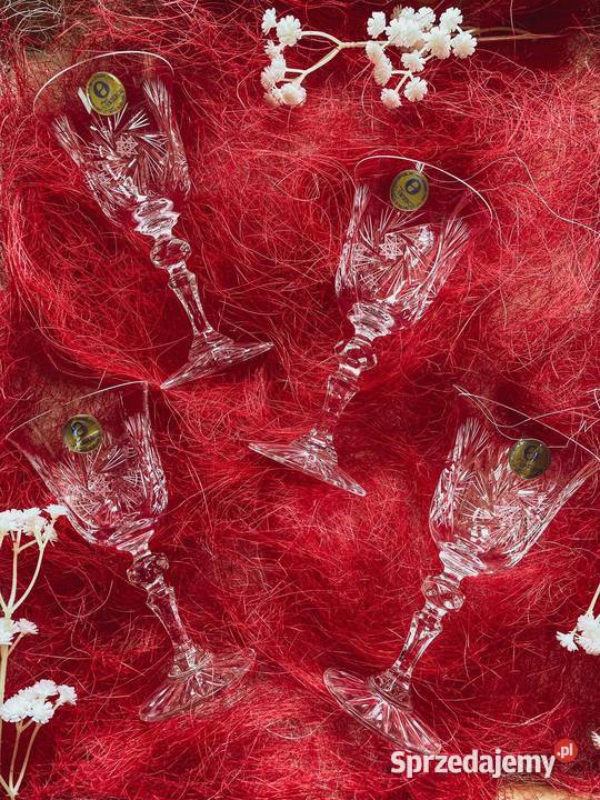 Kieliszki kryształowe styl Glamour Luksusowy Akcesoria kuchenne Radzyń Podlaski