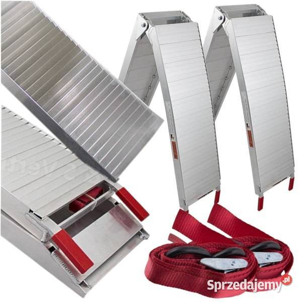 Rampy podjazdowe aluminiowe 205 680 składane Lubań