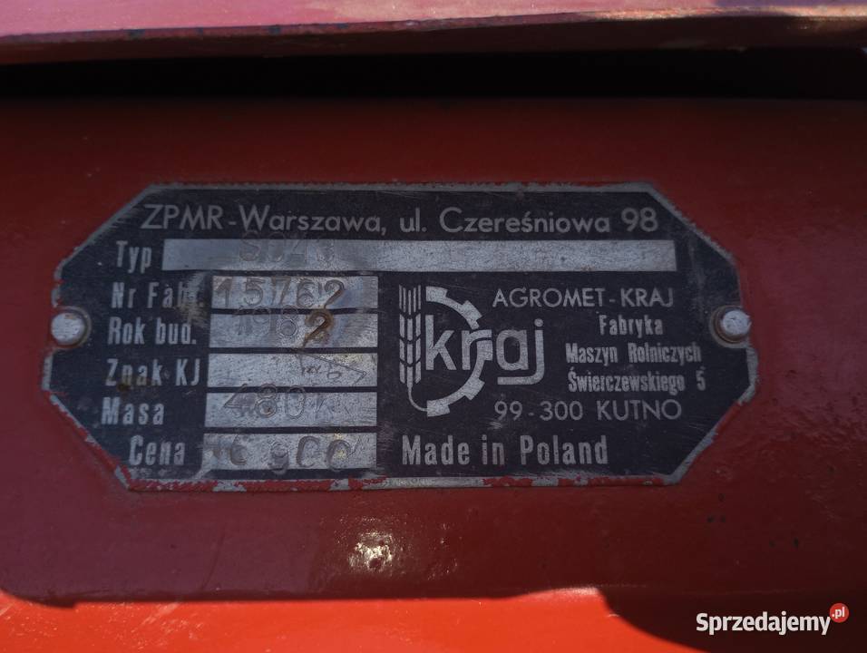 Siewnik Unia Poznaniak 27 3m nieuszkodzony Sadzenie/siewniki Krerowo
