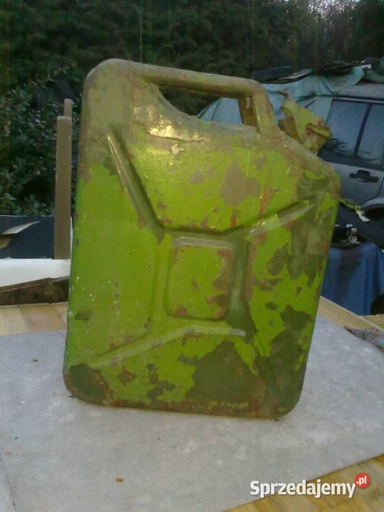 Kanister 20 L stalowy PRL 1969 r Aleksandrów Łódzki