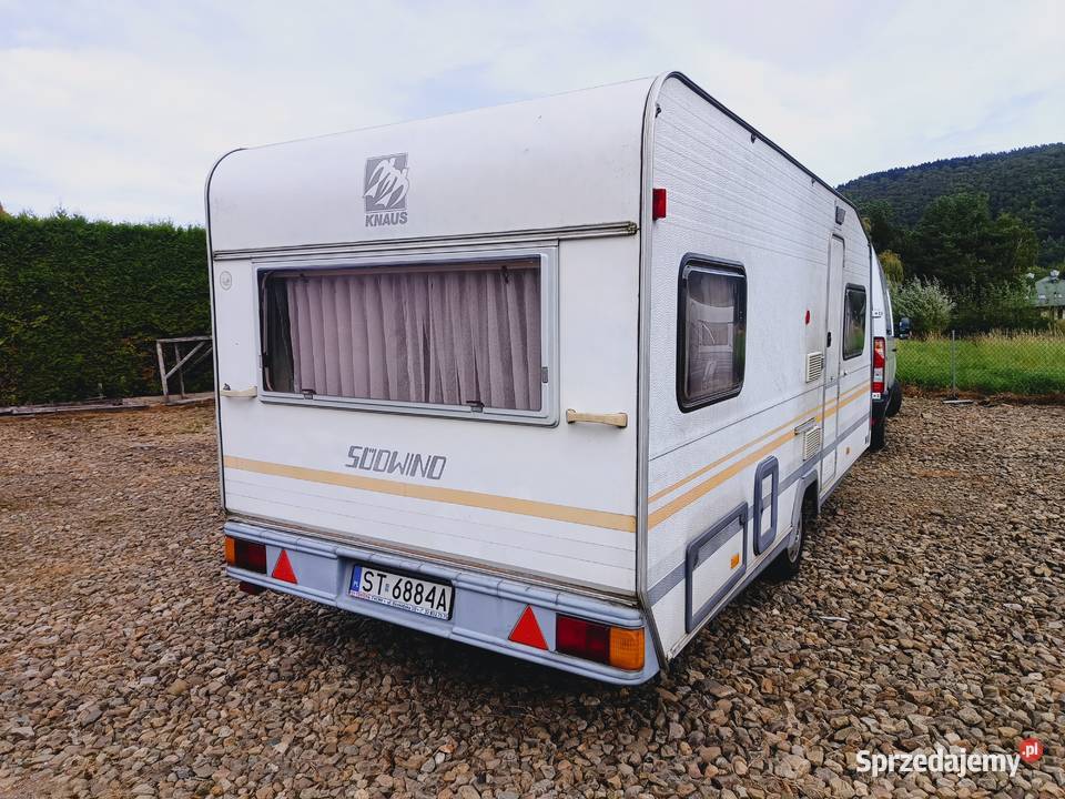 przyczepa kempingowa campingowa kemping OKAZJA Międzybrodzie Bialskie