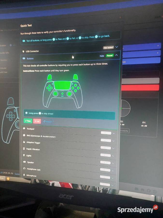 Pad kontroler Dualsense biały do PlayStation 5 Konsole i automaty Lublin