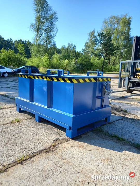 Kontener z otwieranym dnem PMD 750 L produkt Produkcja Kielce