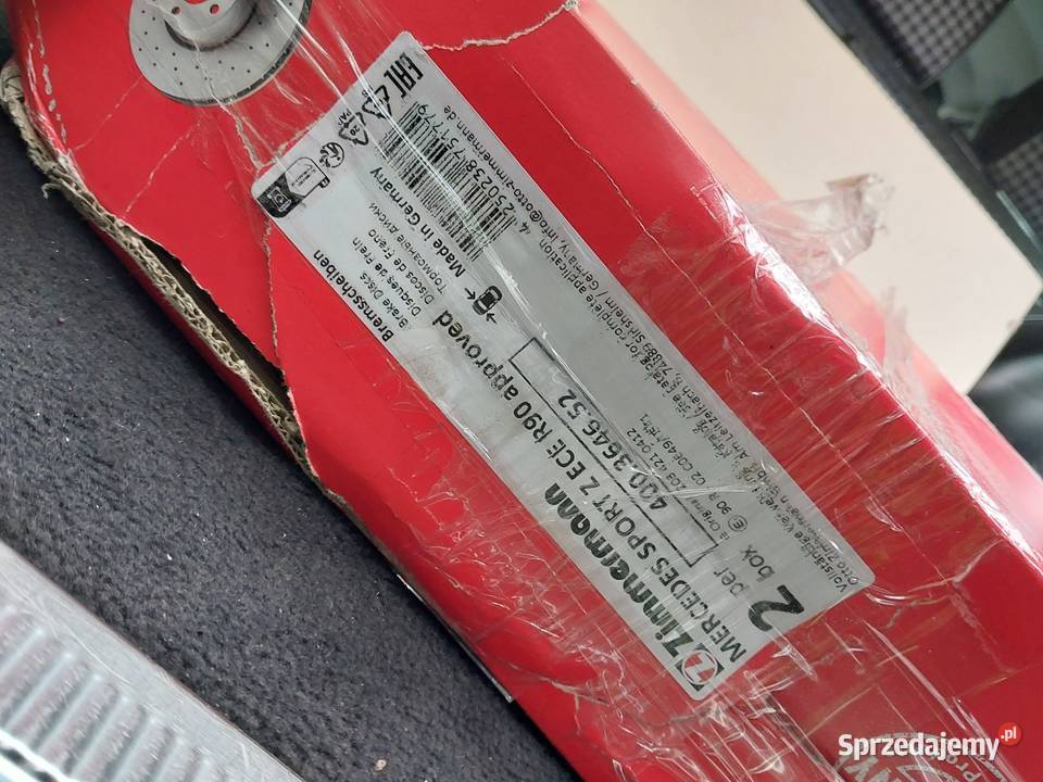 Mercedes tarcza ZIMMERMANN coat z sport 330mm śląskie Dąbrowa Górnicza