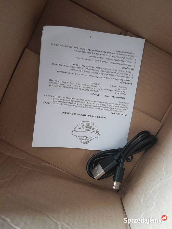 Projektor gwiazd rzutnik Space lampka nocna LED małopolskie Wieliczka