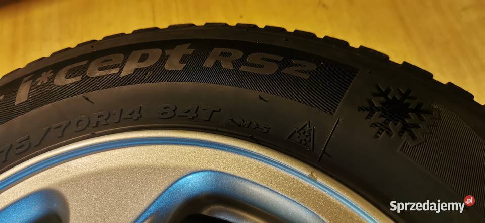 Felgi 4x100 14 opony 17570R14 Hankook zimowe Elbląg