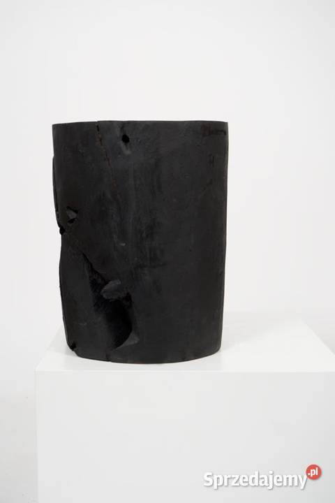 Stolik kawowy opalane drewno pieniek Shou Sugi Warszawa