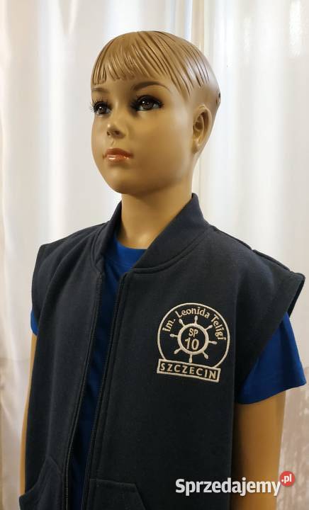 Kamizelka bezrękawnik szkolny do SP 10 w Szczecin