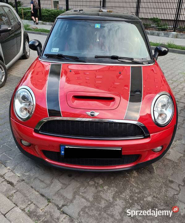 MINI Cooper S hatchback 2008 czerwono czarny Warszawa