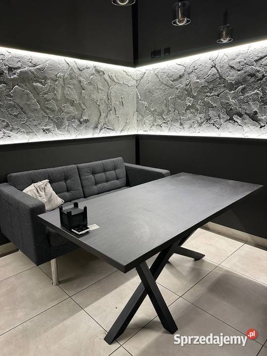 Stół drewniany z nogami metalowymi 80x160 dolnośląskie Wrocław sprzedam