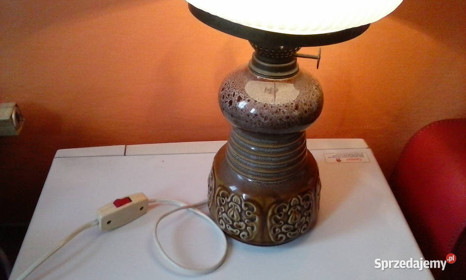 Lampa lampka nocna z czasów PRL inny kolor Oświetlenie Polkowice sprzedam