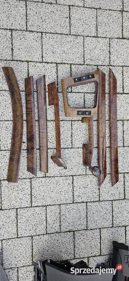 Dekory listwy ozdobne drewno BMW E46 komplet Wykroty
