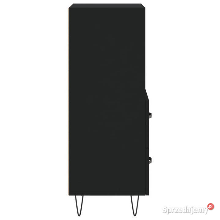 Szafka czarna 345x34x90 materiał drewnopochodny Warszawa sprzedam