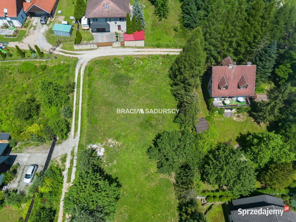 sprzedaży gruntu 762m2 Głogoczów kanalizacja