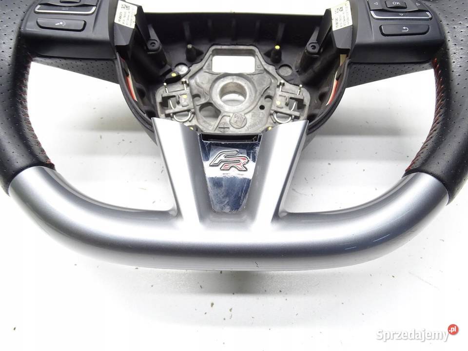 KIEROWNICA SKÓRA MULTIFUNKCJA ŚCIĘTA SEAT LEON