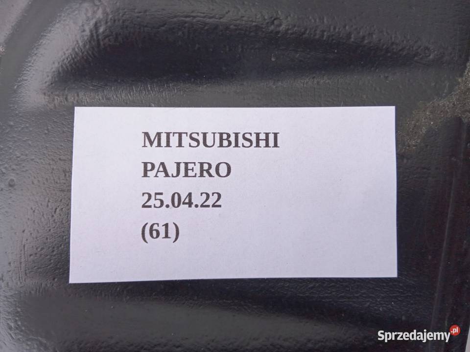 NADKOLE PRZÓD PRAWE MITSUBISHI PAJERO SPORT II osobowe Karoseria wielkopolskie Nowy Tomyśl