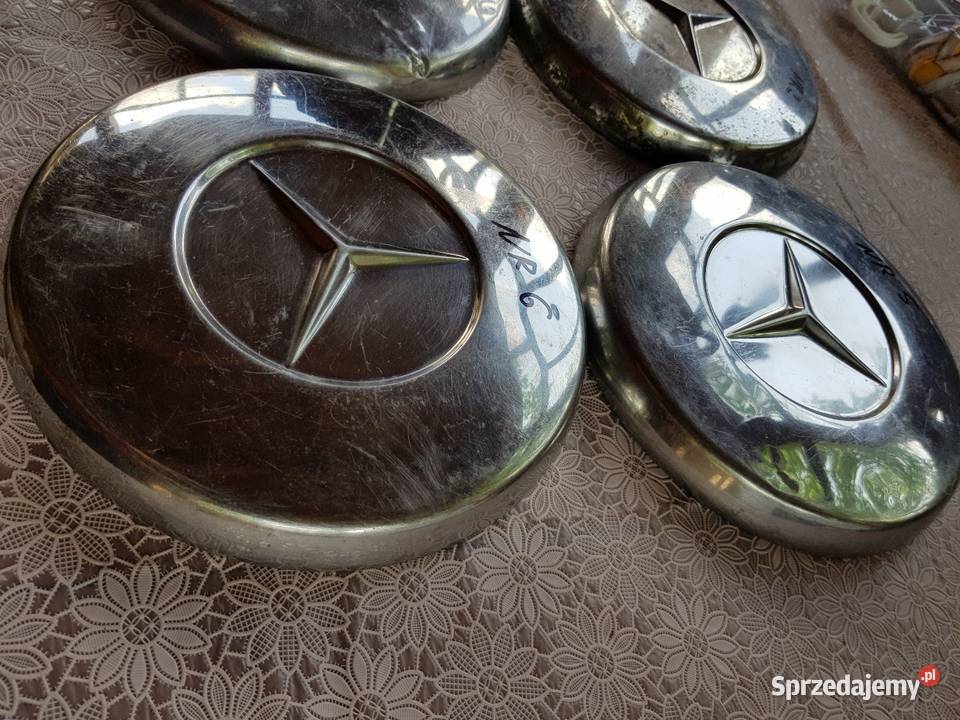 6 Kołpaki chrom stary zabytkowy MercedesOryginał Barlinek