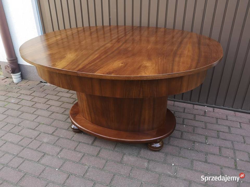 Stół ArtDeco Orzech Owalny Antyk Stary Swarzędz sprzedam