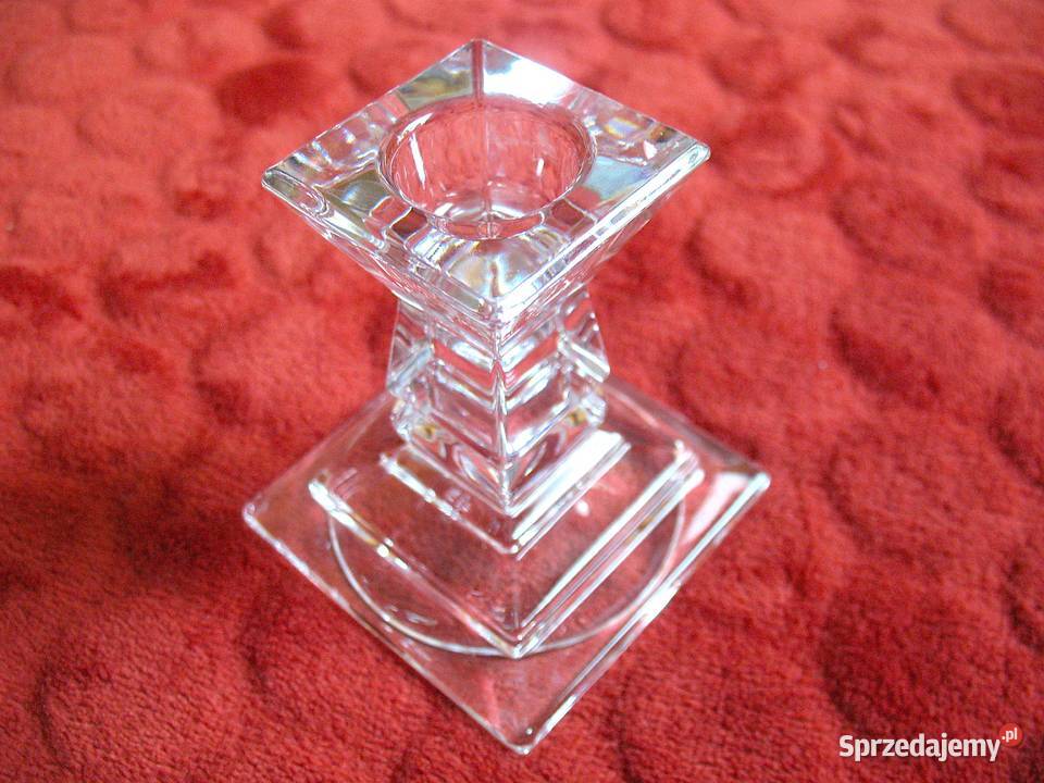 Świecznik szklany Crystal Clear Tower mazowieckie