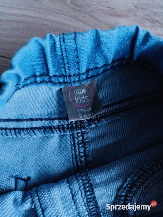 Spodnie jeansowe rurki dziewczęce 116 Dla Dziecka Płock