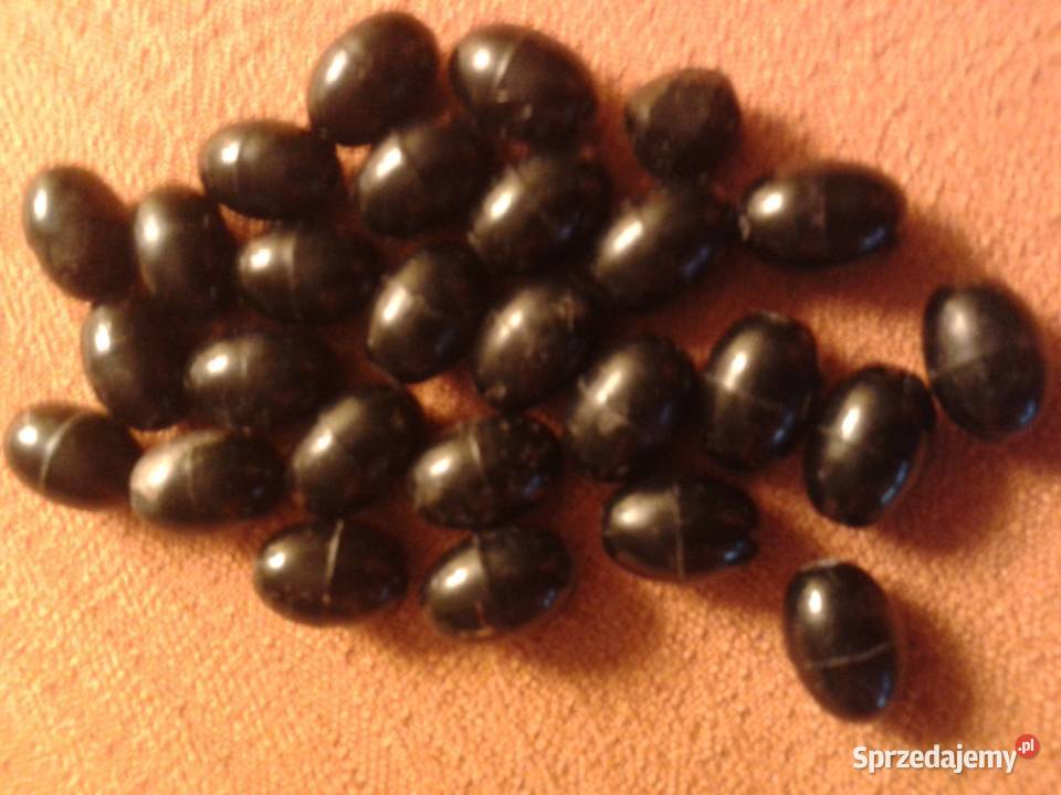 Koraliki drewnianeplastikowe zielone czarne łódzkie