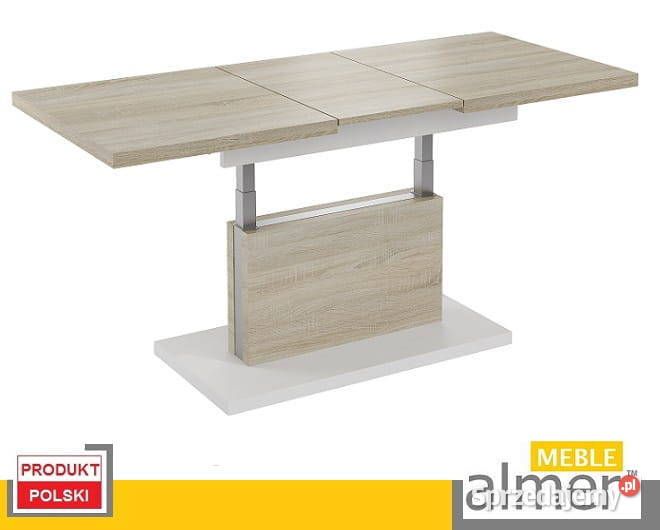 Ławostół L58 dąb sonoma biały ława stół pomorskie Pruszcz Gdański