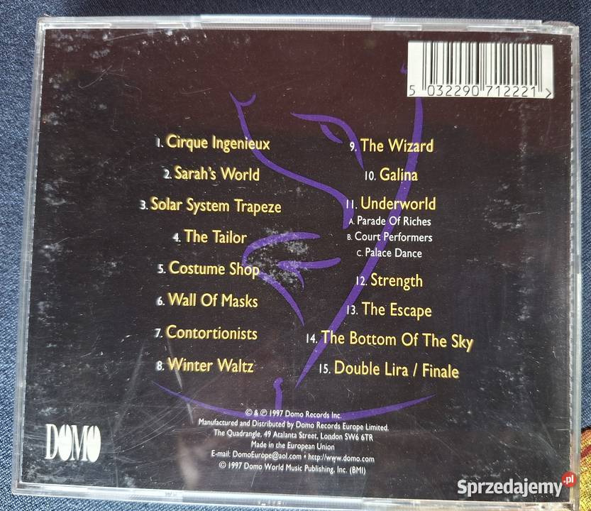 Kitaro Cirque Ingenieux 2CD małopolskie Kraków