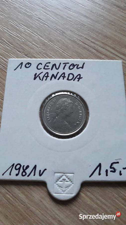 10 Centów Kanada 1981 r Numizmatyka Konin
