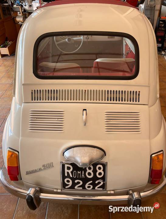Fiat 500 Otto bulloni 1965 r w fajnym stanie Rok produkcji 1965