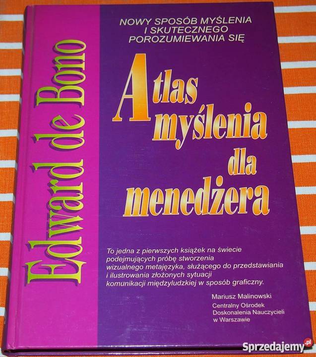 ATLAS MYŚLENIA MENEDŻERA BONO EDWARD Książki naukowe i popularnonaukowe