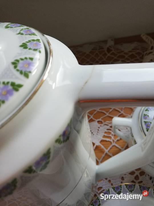 Zestaw starej sygnowanej porcelany Ropa