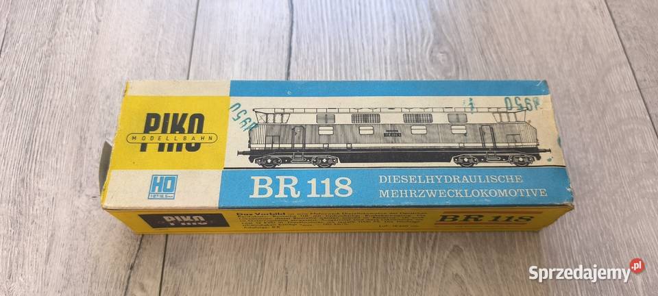 LOKOMOTYWA PIKO BR118 DR H0 ŁADNY STAN PUDEŁKO Bytom sprzedam
