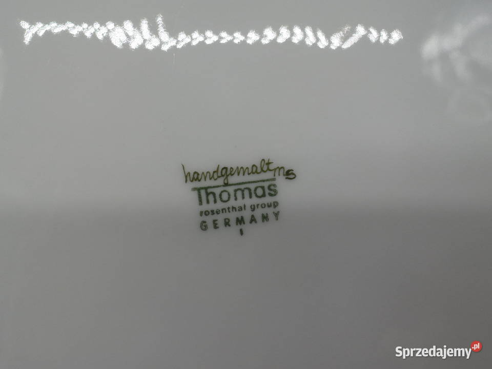 Porcelanowy talerz THOMAS ROSENTHAL Porcelana i szkło Raszków
