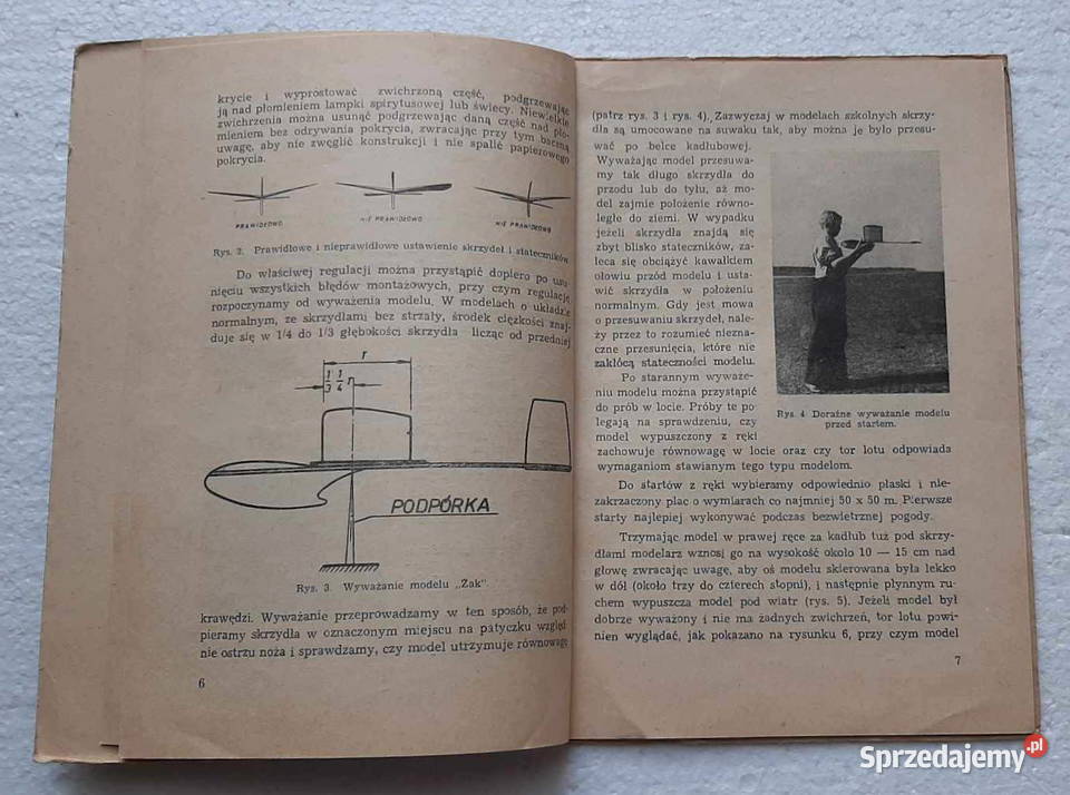 Oblatywanie modeli latających 1951 Paweł