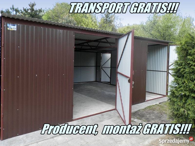 Garaże blaszane 6x5 blaszak dolnośląskie dowóz 30m2 Garaże i miejsca postojowe dolnośląskie Wrocław