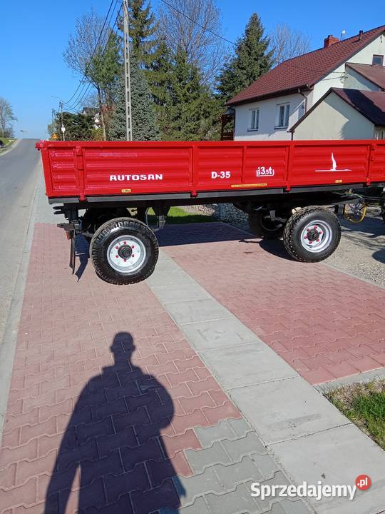 Przyczepa rolnicza AUTOSAN D 35 wywrotka nieuszkodzony