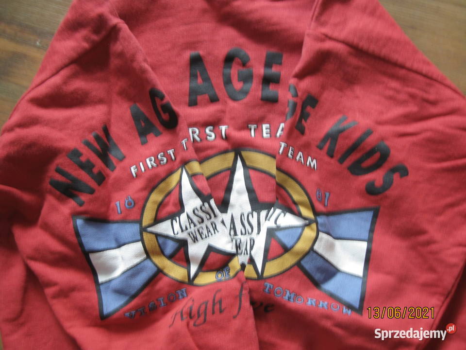 Czerwona bluza rozmiar 104 Legnica sprzedam