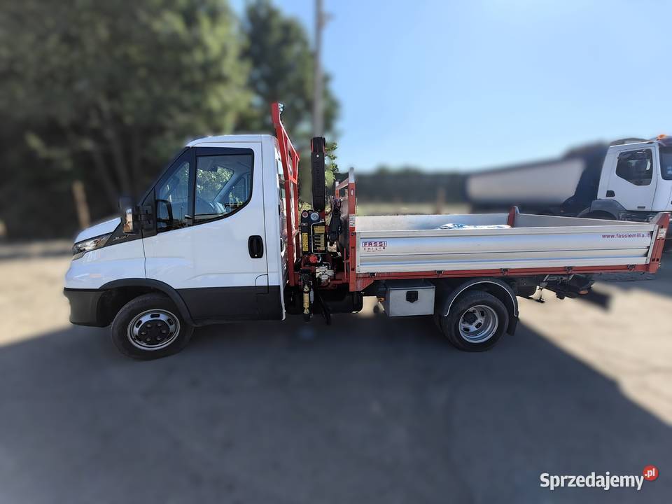 Iveco Daily HDS Fassi silnik 23 paka 305 śląskie Żywiec