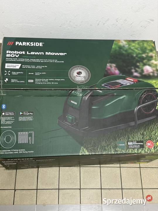 Robot koszący Parkside 1000 m Roboty koszące pomorskie Słupsk sprzedam