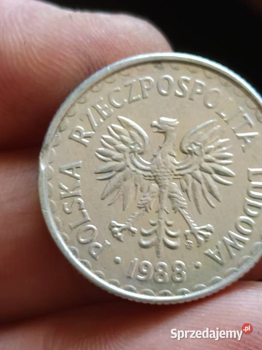 Sprzedam 1 zloty 1988 r odkroj blachy lubelskie