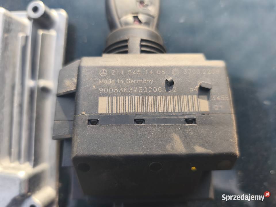 Zestaw startowy Mercedes W211 27 CDI OM647 klucz Układ elektryczny, zapłon zachodniopomorskie Kamień Pomorski sprzedam
