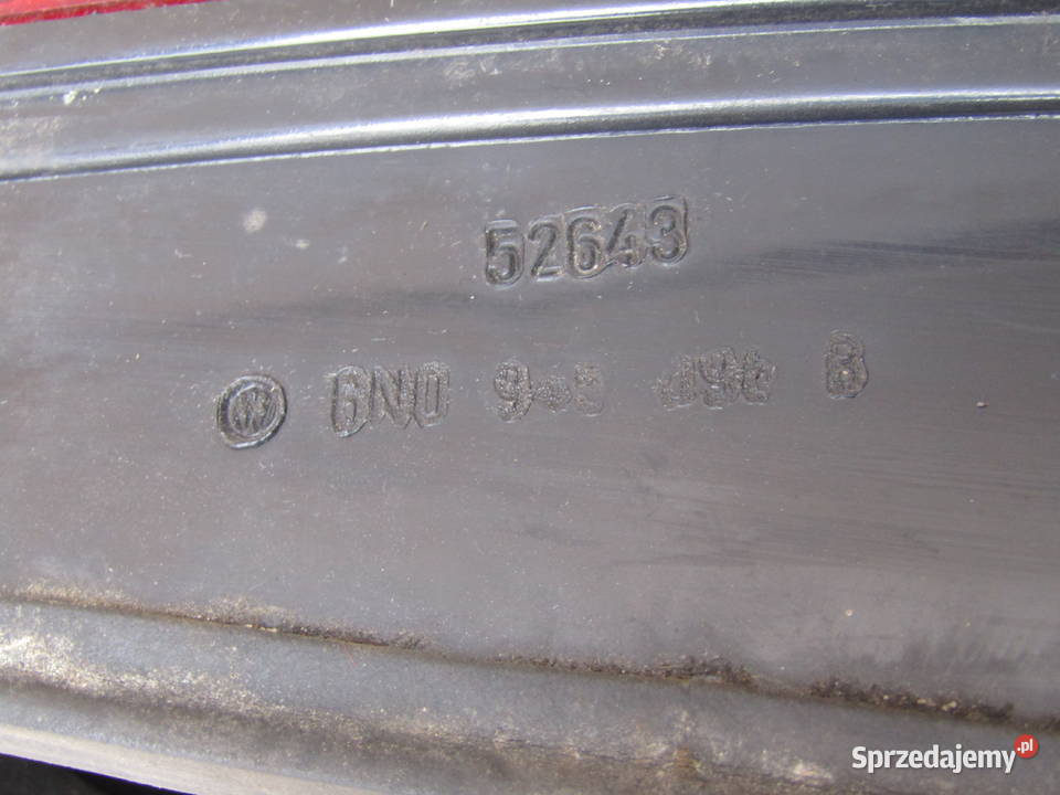 LAMPA TYLNA LEWA LEWAPRAWA VW POLO 6N Rok produkcji 1997 Mysłaków