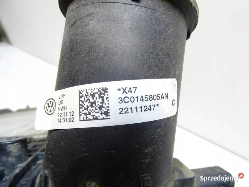 CHŁODNICA INTERCOOLER VW PASSAT CC B7 20 TDI osobowe