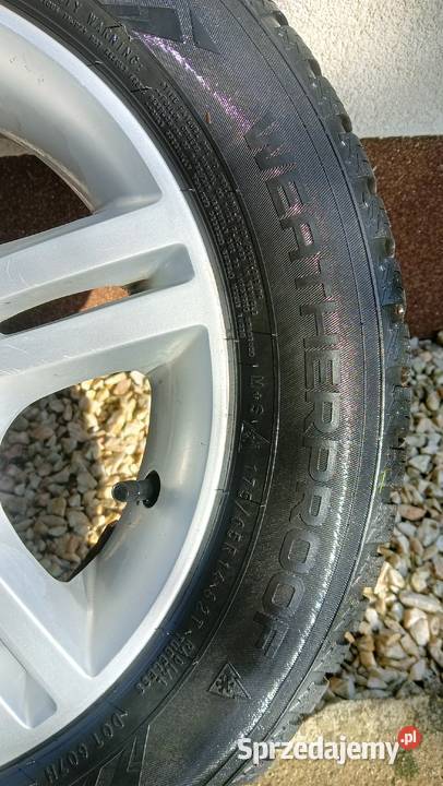 4 felgi 15 MAK i 5 opon Nokian weatherproof Średnica 15" Wołomin