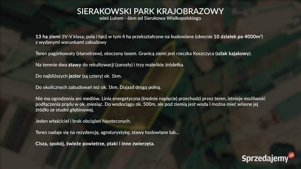 Teren pod rezydencję Piękna okolica