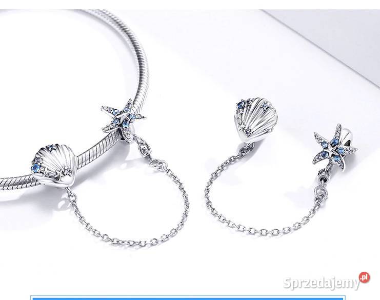 Pandora Charrm łańcuszek koralik muszla Warszawa