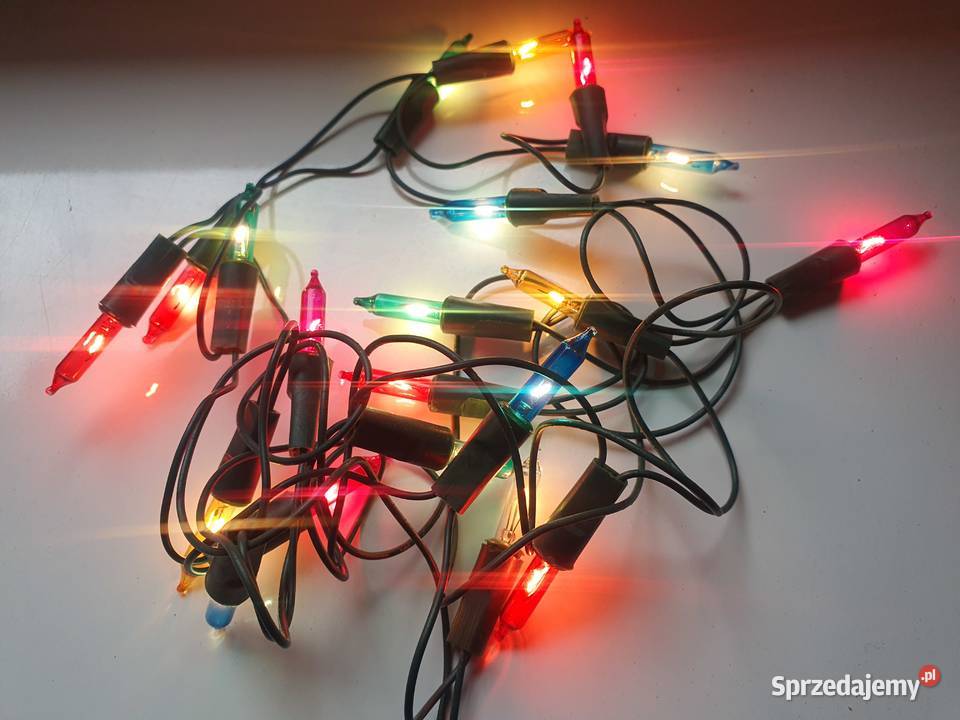 Lampki choinkowe 20 multikolor kolorowe 230v Boże Narodzenie Poznań